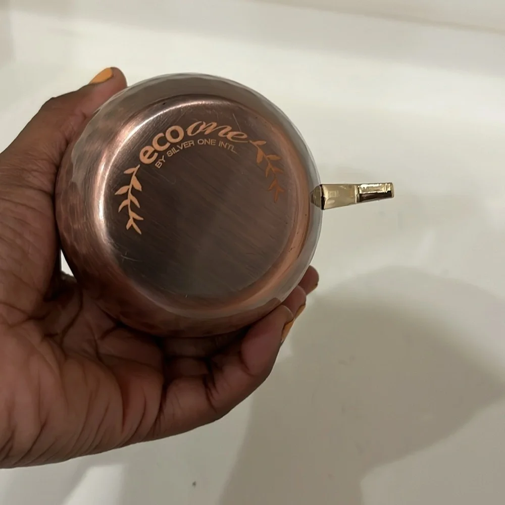 Eco one Silver One International Moscow Mule Mug Copper Hammered‎ Finish